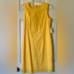 Talbots Yellow Eyelet Sundress